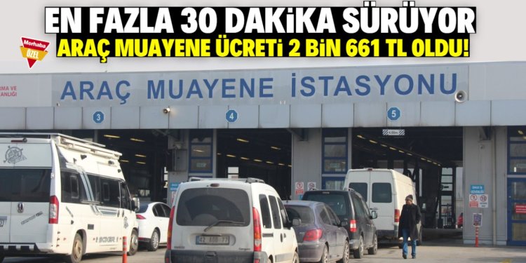 Araç muayene ücreti 2 bin 661 TL oldu!  Konyalılar sert tepki gösterdi