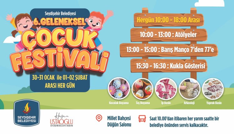 GELENEKSEL ÇOCUK FESTİVALİ BAŞLIYOR