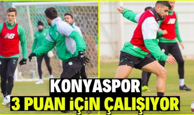 KONYASPOR ALANYAYA HAZIRLANIYOR
