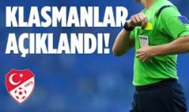 Klasmanlar açıklandı