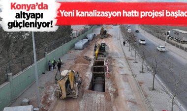 Yeni kanalizasyon hattı projesi başladı