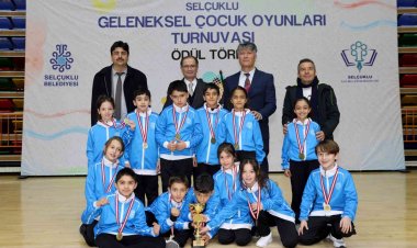 Selçuklu’da Çocuk Oyunları Turnuvası’nda  ödül heyecanı yaşandı
