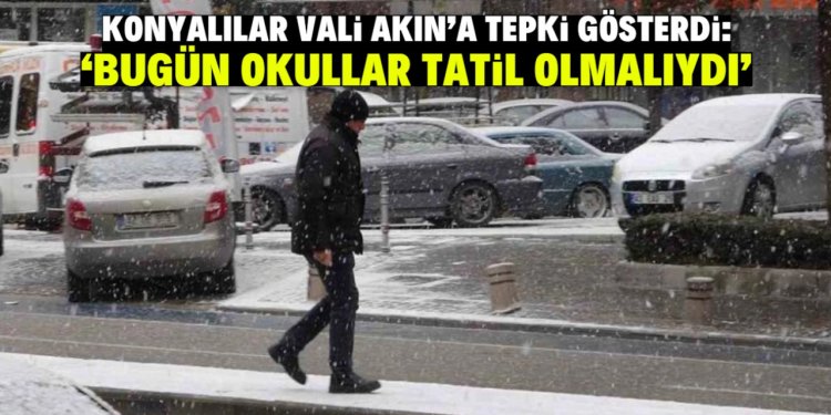 OKULLAR TATİL OLMALIYDI