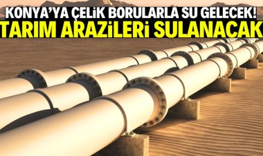 tarım arazileri sulanacak