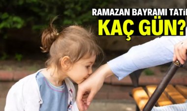 Ramazan bayramı tatili…