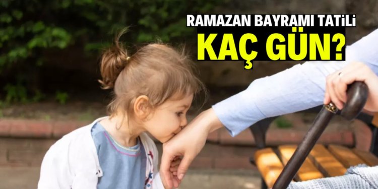 Ramazan bayramı tatili…