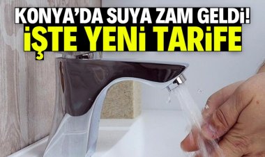 SUYA YİNE ZAM