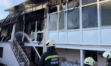 Konya’da eski eş dehşeti: Darbedip evi yaktı