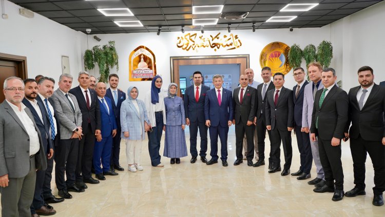 DAVUTOĞLU’NDAN KERKÜK’E ZİYARET