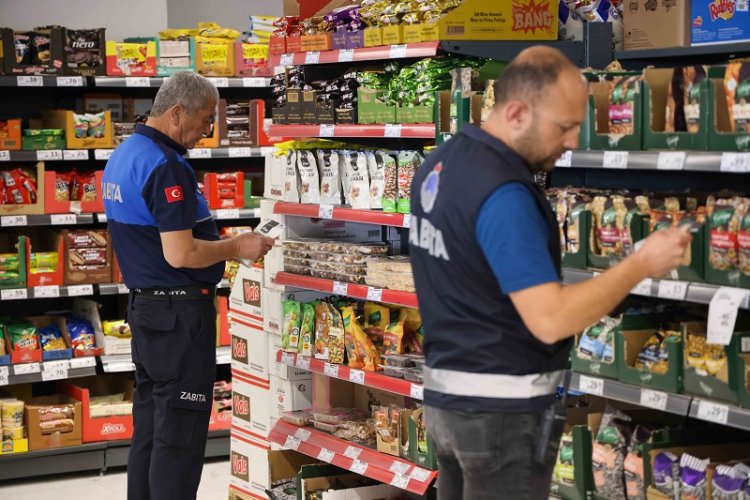 Zabıtadan pazar ve marketlere sıkı takip