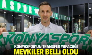 Konyaspor'un transfer yapacağı mevkiler belli oldu
