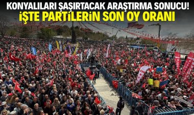 Konyalıları şaşırtacak anket sonucu!