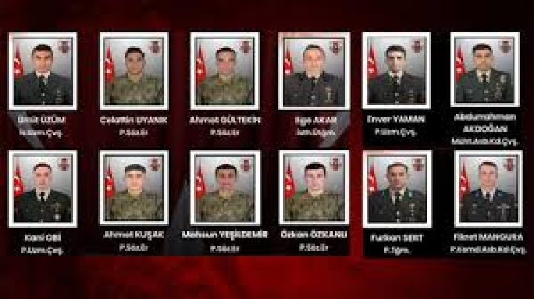 MSB'den 12 şehit açıklaması