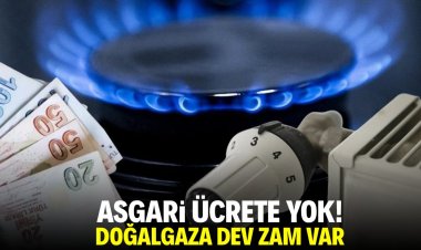 Doğalgaza dev zam var !