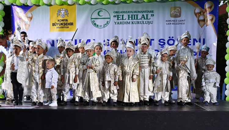 Üsküp’te sünnet şöleni gerçekleştirdi