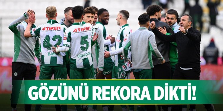 KONYASPOR REKOR PEŞİNDE