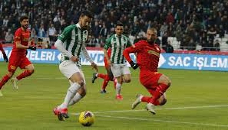 KONYASPOR GÖZTEPE’YE DEPLASMANDA KAFA TUTTU : 1-1