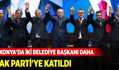 İki belediye başkanı daha AK Parti'ye katıldı