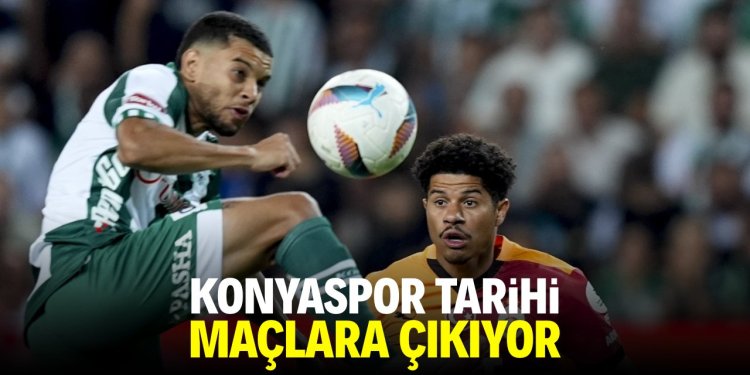 Konyaspor tarihi maçlar oynuyor