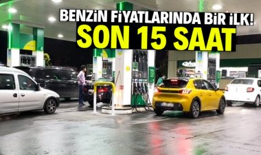 Benzin fiyatlarında bir ilk yaşanacak!