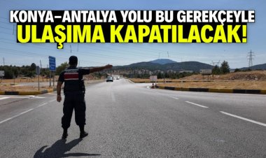 antalya yolu kapalı