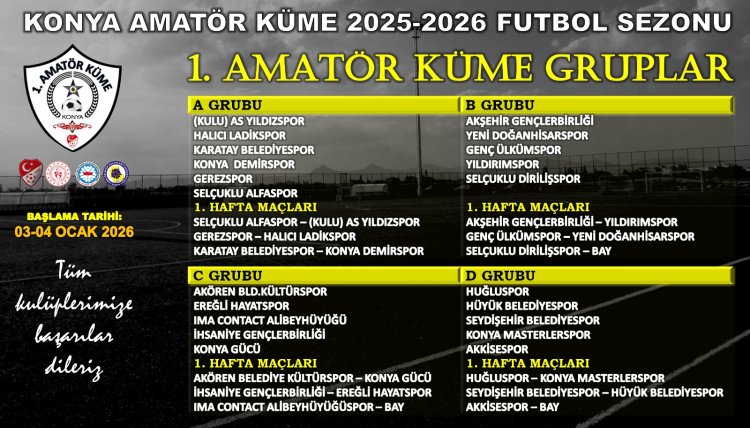 1. AMATÖR KMÜME GRUPLAR