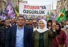 DEM Parti’den Nusaybin’de Rojava Protestosu: Yürüyüşe Yoğun Katılım