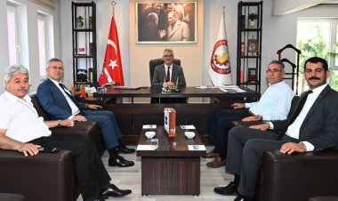 Eğitim-İş’ten Seydişehir Belediye Başkanı Hasan Ustaoğlu’na Ziyaret