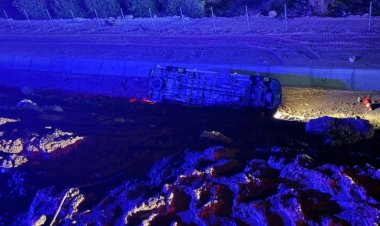 İşçi Servisi Uçuruma Yuvarlandı: 1’i Ağır 13 Yaralı!