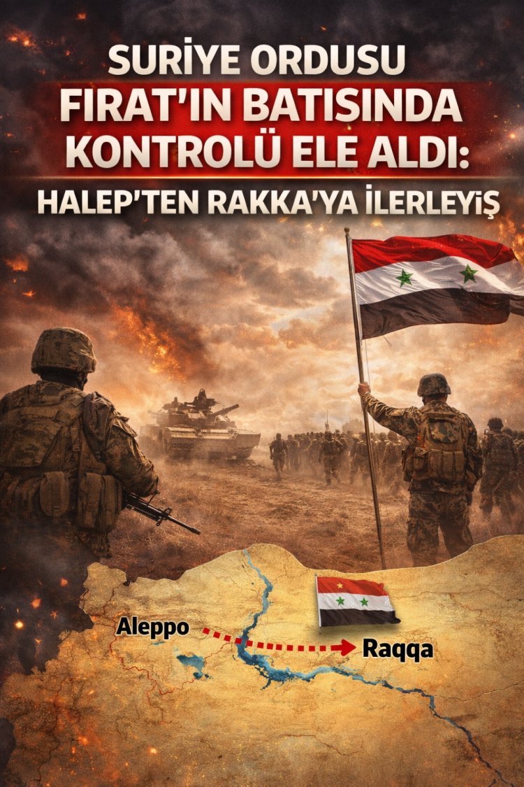 Suriye Ordusu Fırat’ın Batısında Kontrolü Ele Aldı: Halep’ten Rakka’ya İlerleyiş