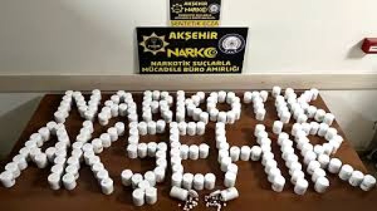 Konya’da Dev Uyuşturucu Operasyonu: 28 Bin 840 Hap Ele Geçirildi