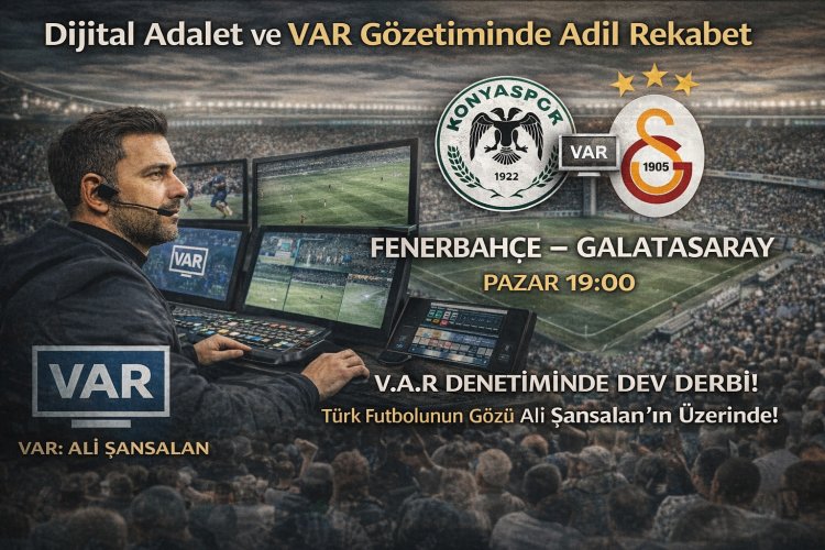 Derbide Adalet Nöbeti: Fenerbahçe - Galatasaray Dev Randevusunun VAR Hakemi Ali Şansalan!