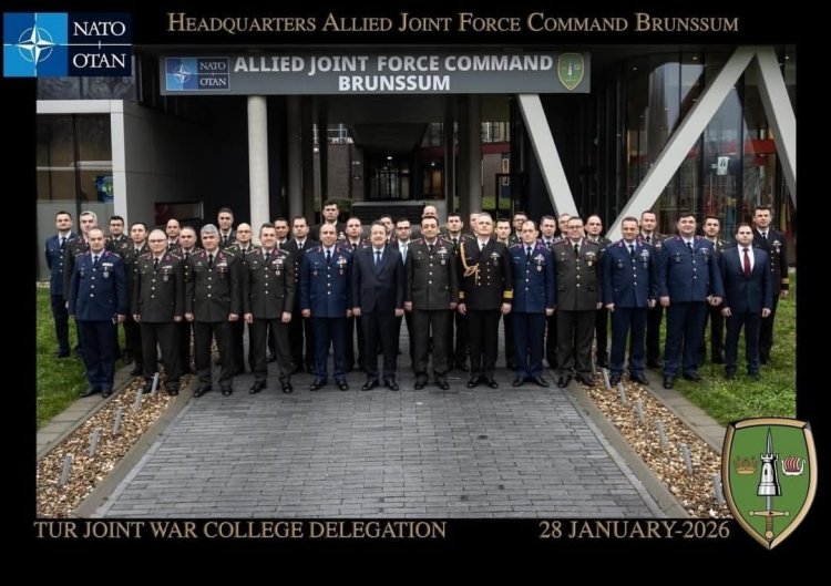 MSÜ Müşterek Harp Enstitüsü Kursiyerlerinden NATO Karargâhlarına Ziyaret