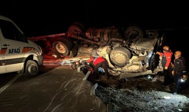 Konya-Aksaray kara yolunda kaza! Tır Sürücüsü Hayatını Kaybetti.