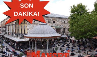 KONYA KAPU CAMİİ'NDE  İNTİHAR İDDİASI