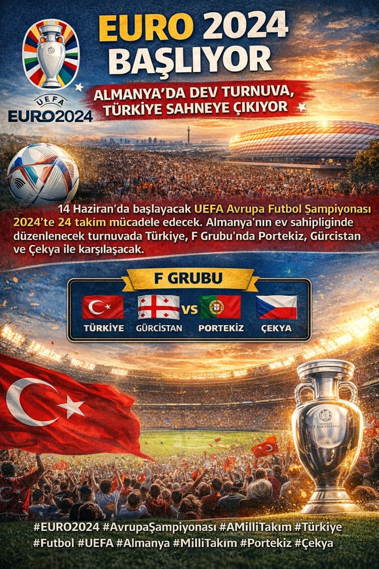 EURO 2024 Başlıyor: Almanya’da Dev Turnuva, Türkiye Sahneye Çıkıyor