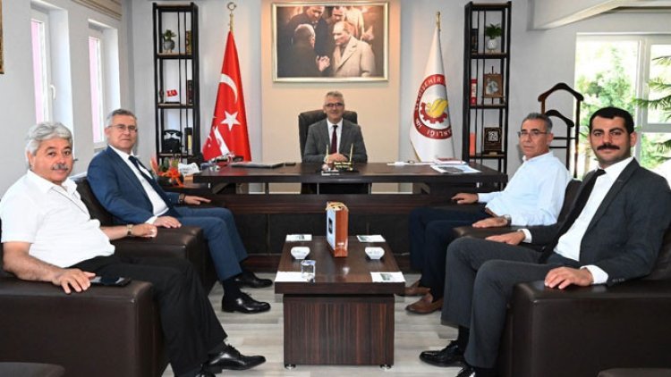 Eğitim-İş’ten Seydişehir Belediye Başkanı Hasan Ustaoğlu’na Ziyaret