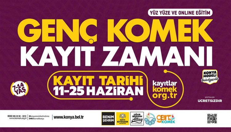 Genç KOMEK Yaz Okulu Kayıtları Başladı: 7-14 Yaş Arası Öğrencilere Dopdolu Yaz Fırsatı