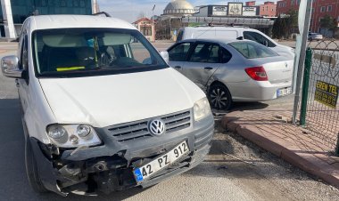 Büsan Sanayi'de Trafik Kazası!