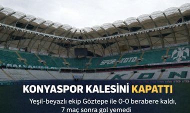 Konyaspor 7 Maç Sonra Kalesini Gole Kapattı!