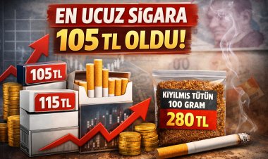 Sigaraya Bir Zam Daha: En Ucuz Sigara 105 TL Oldu!