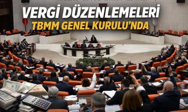 TBMM Genel Kurulu’nda Vergi Düzenlemelerini İçeren Kanun Teklifi Görüşülüyor!