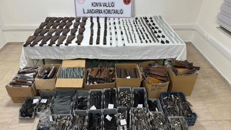 Konya’da Jandarmadan 7 Ayrı Silah Operasyonu: 3 Şüpheli Tutuklandı!