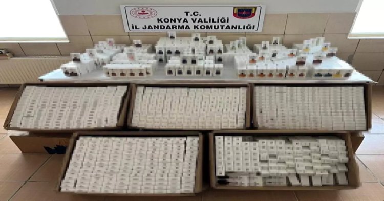 Konya’da Jandarmadan Kaçak Parfüm Operasyonu: 2 Bin 500 Ürün Ele Geçirildi!