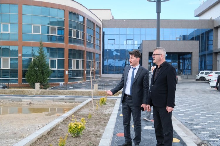 Seydişehir Belediye Başkanı Ustaoğlu’ndan Yeni Hastane Binasında İnceleme.