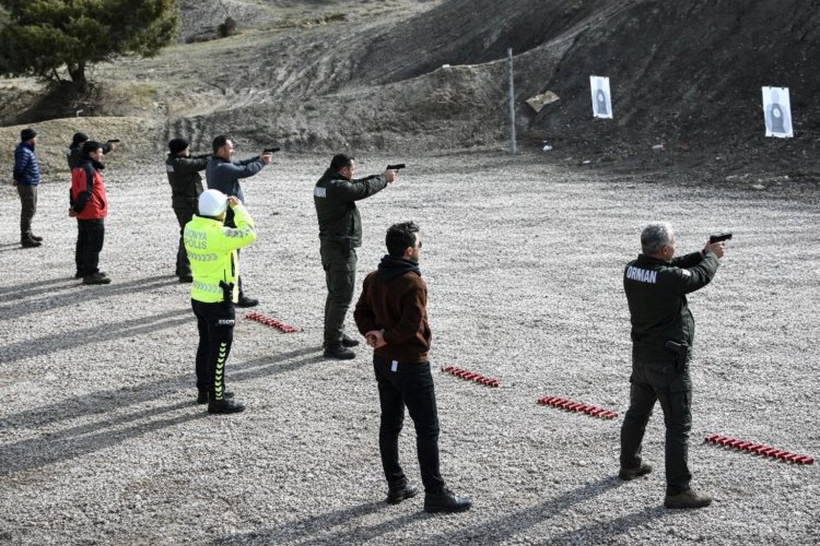 Beyşehir Orman İşletme Müdürlüğü Personeline Silah Güvenliği Eğitimi