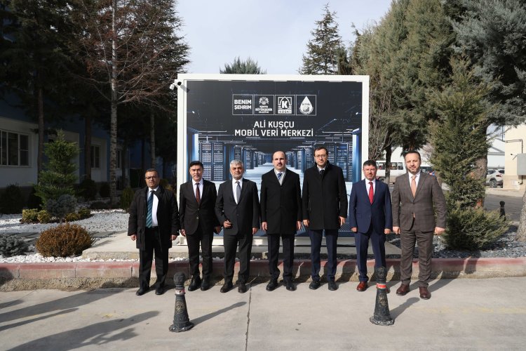 BAŞKAN ALTAY, KOSKİ MOBİL VERİ MERKEZİNİ İNCELEDİ!