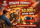 Konya’da Genç Ressamlara 50 Bin TL Ödüllü İtfaiye Temalı Resim Yarışması!