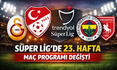 TFF’den Süper Lig 23. Hafta İçin Saat Değişikliği!