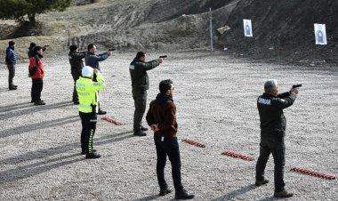 Beyşehir Orman İşletme Müdürlüğü Personeline Silah Güvenliği Eğitimi